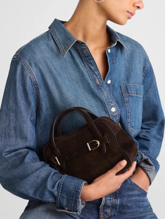 Madewell Handbags - Madewell The Mini Crossbody Bag NWT Dark Carob